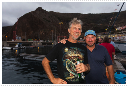 Robert and Steve in La Palma Robert and Steve in La Palma